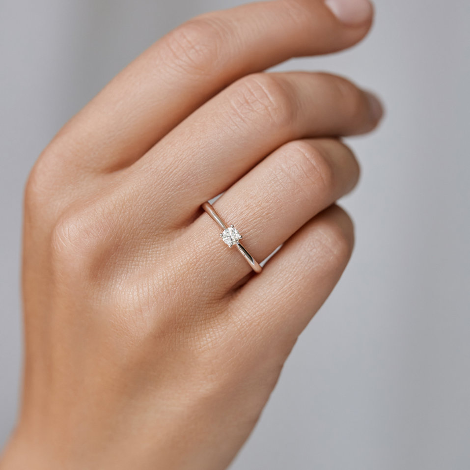 Prsten s diamantem Forever Love