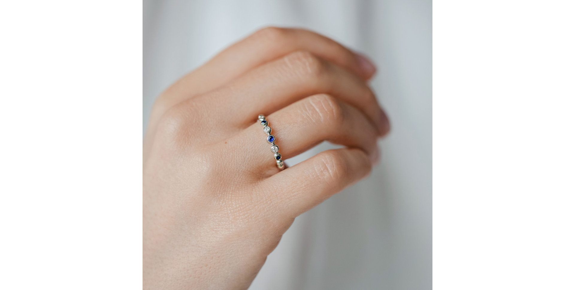 Prsten s diamanty a smaragdy Shiny Dots