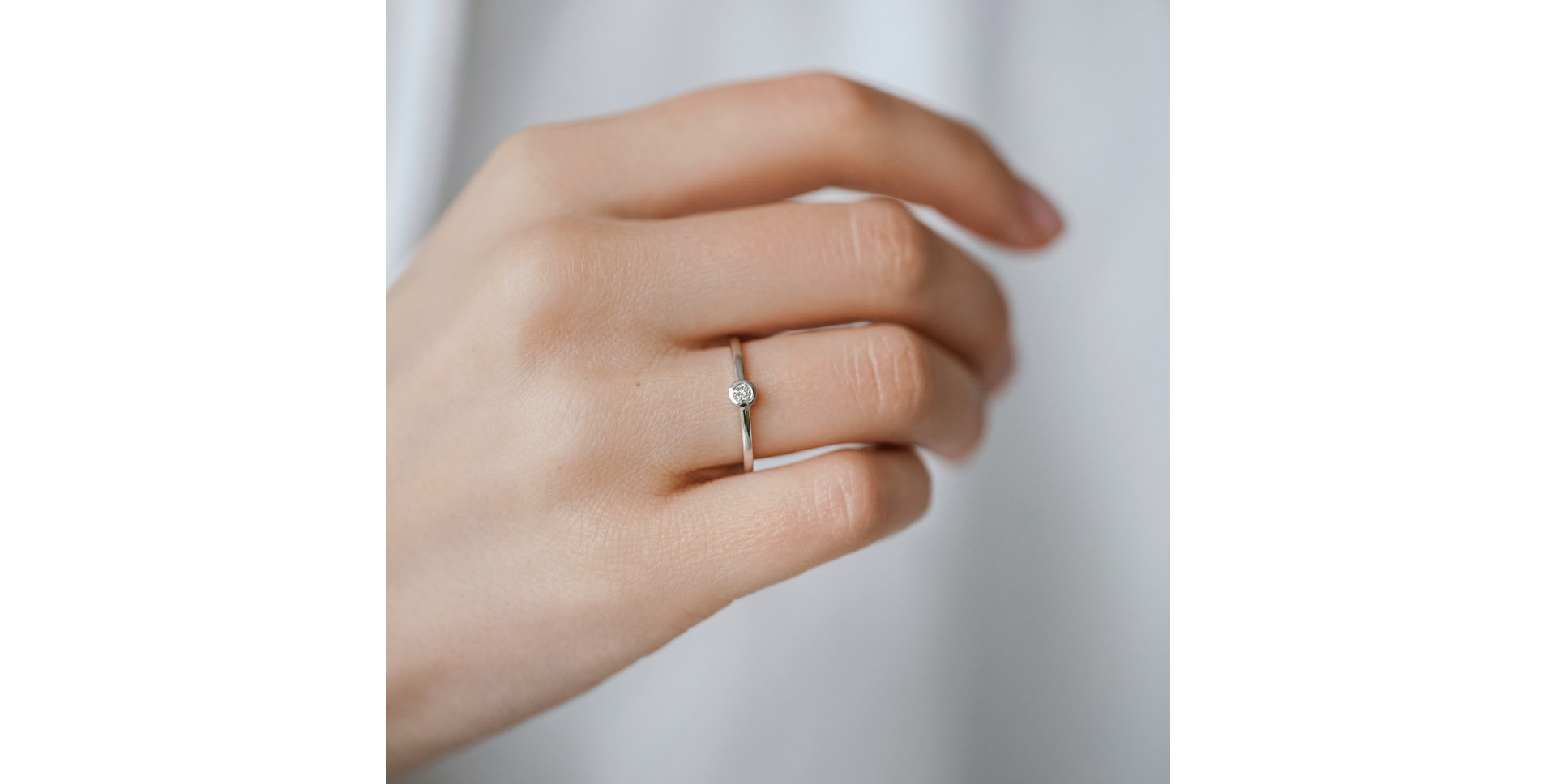 Prsten s diamantem Seductive Glow