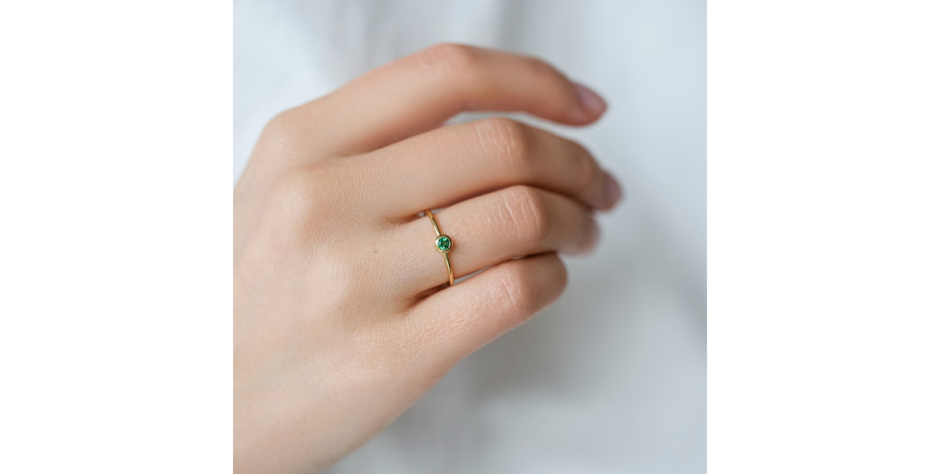 Prsten se safírem Bonbon