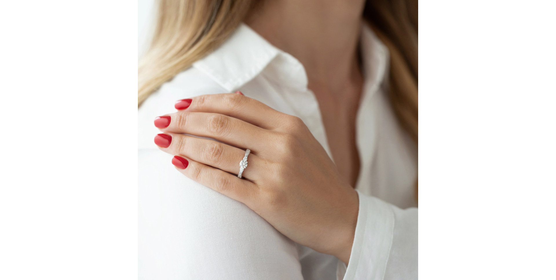 Prsten s diamanty Philomène