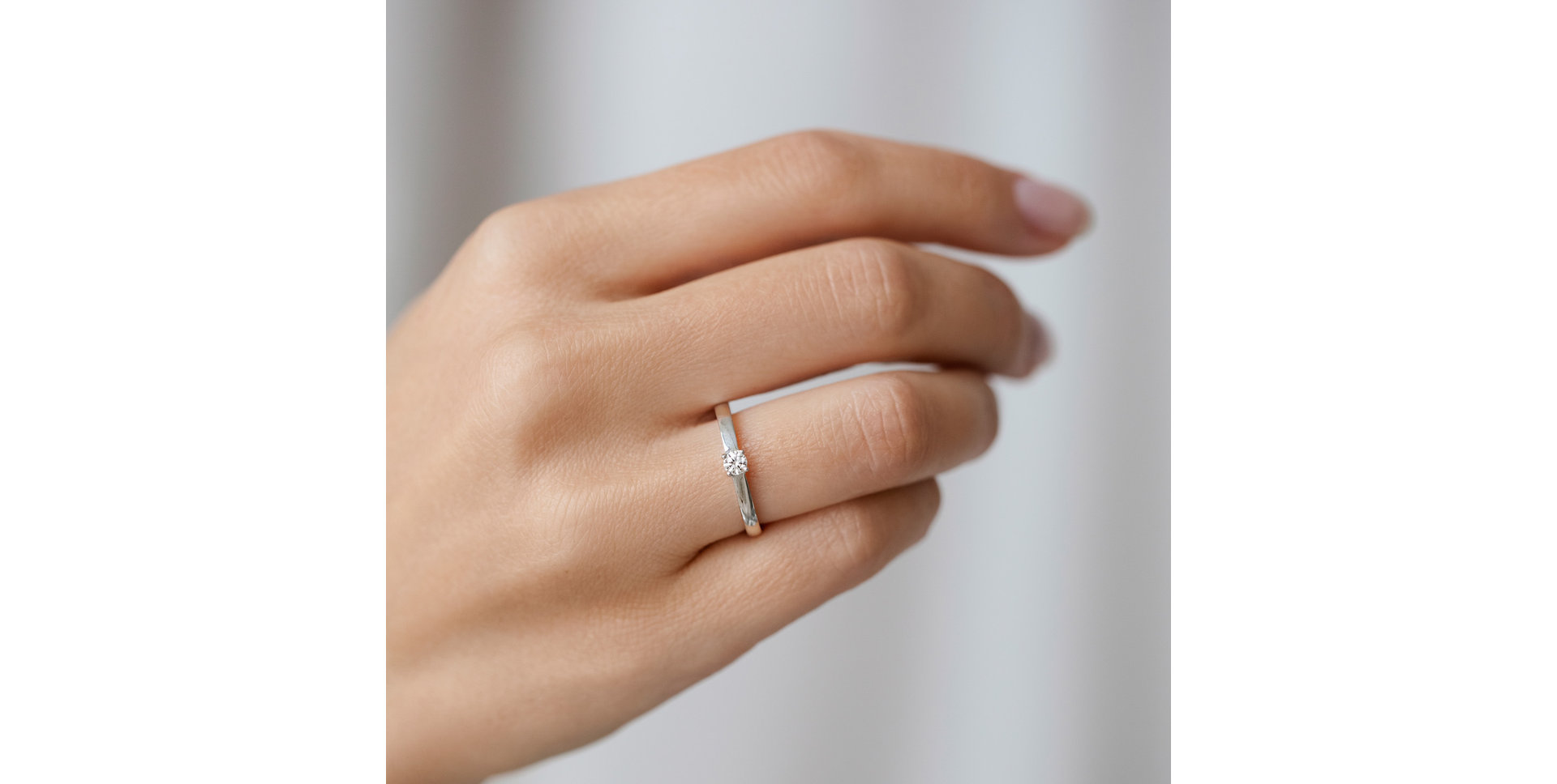 Prsten s diamantem Lovely Spark