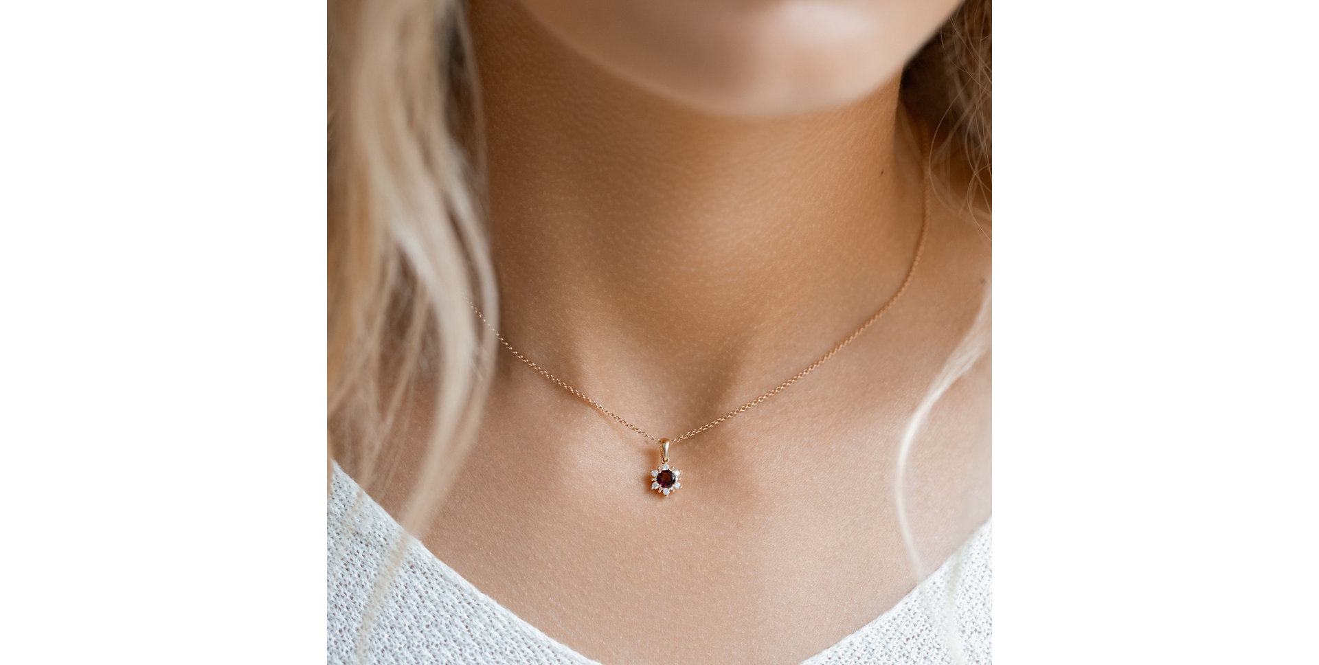 Přívěsek s diamanty a turmalínem purple Winter Fairytale