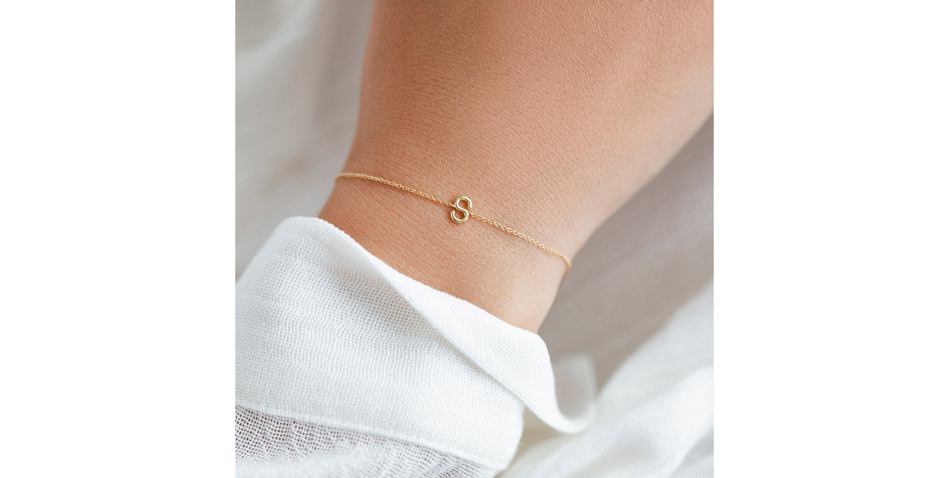 Náramek s diamantem Round Line S