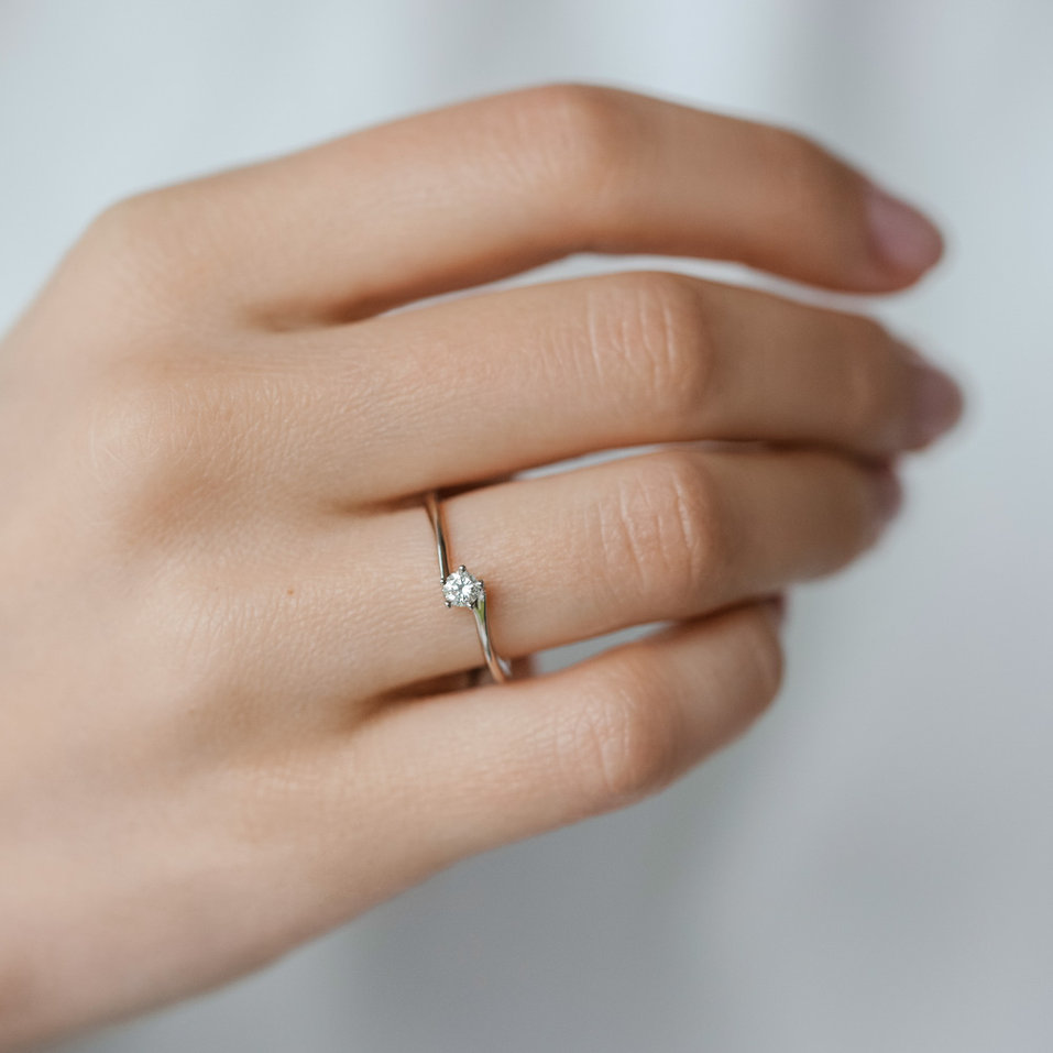 Prsten s diamantem Vivid Love