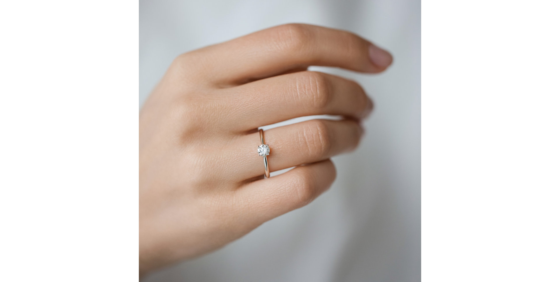 Prsten s diamantem Divine Love