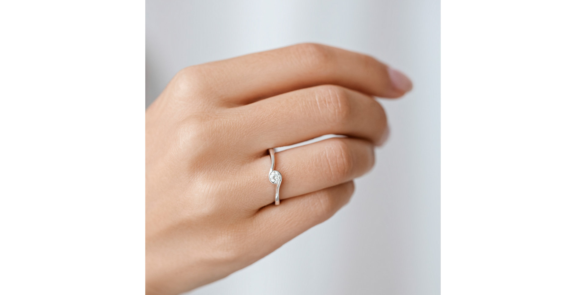 Prsten s diamantem Shiny Joy