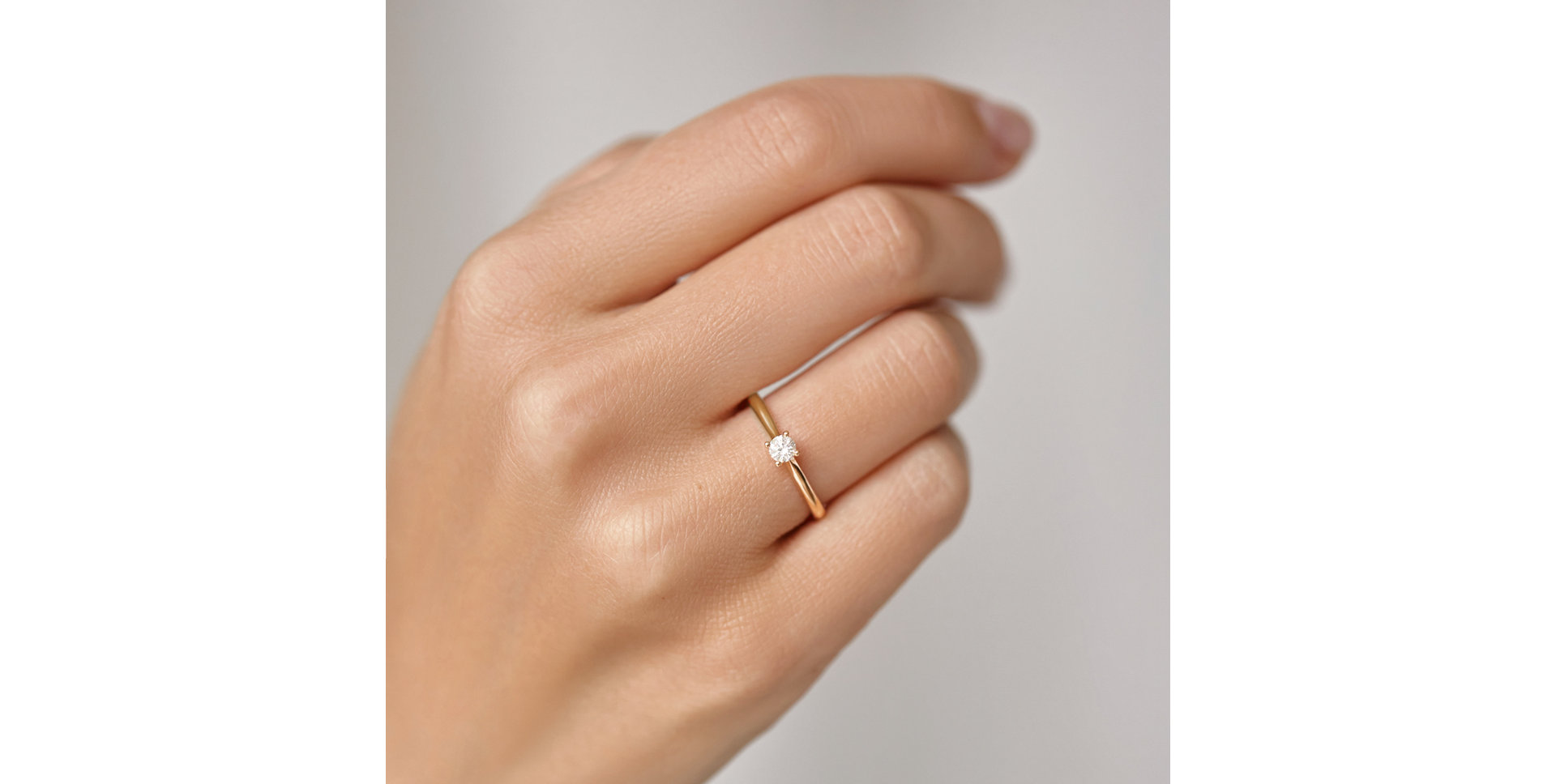 Prsten s diamantem Divine Love