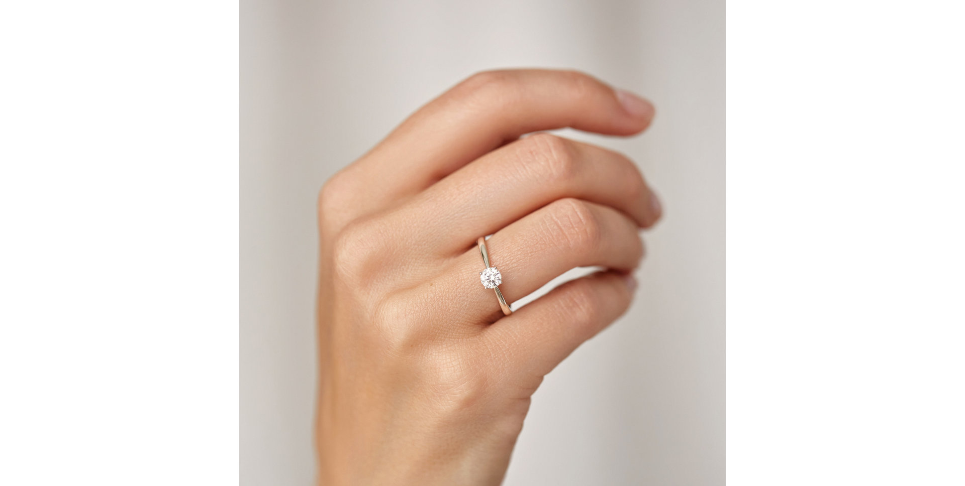 Prsten s diamantem Lovely Beauty