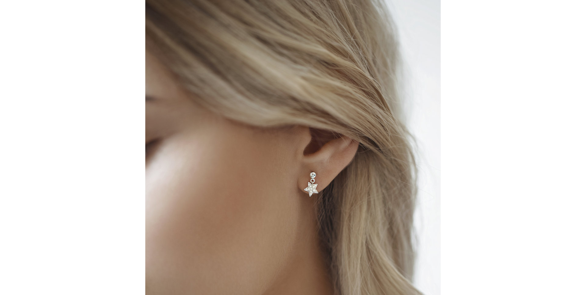 Náušnice s hnědými diamanty Amazing Night