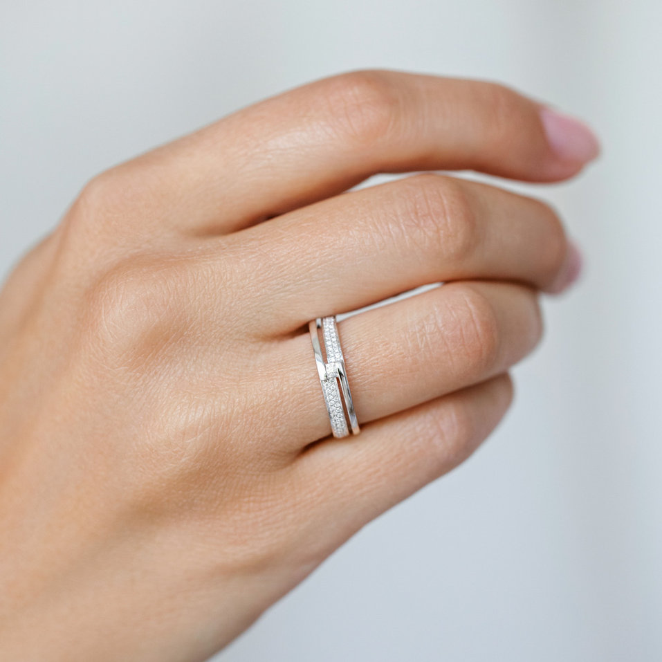 Prsten s diamanty Sparkling Andromeda