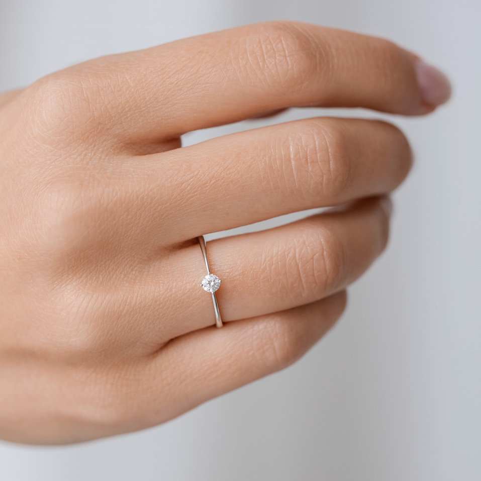 Prsten s diamantem Love Glow