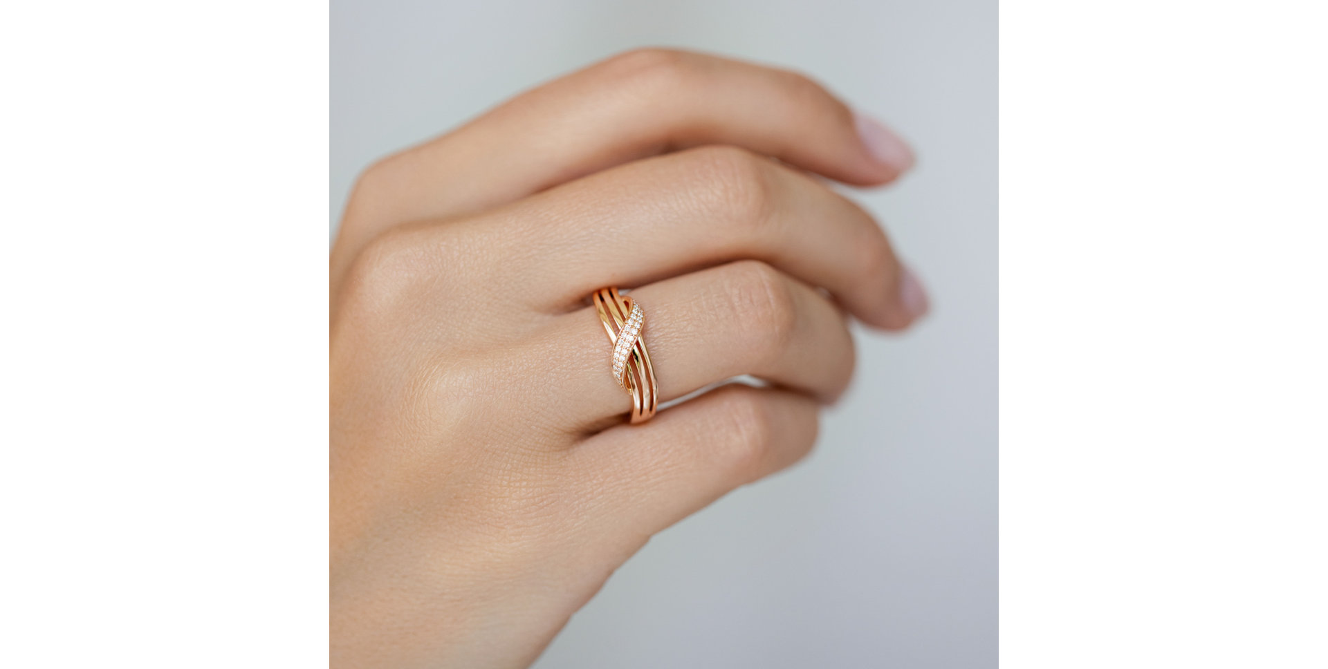 Prsten s diamanty Essential Wave