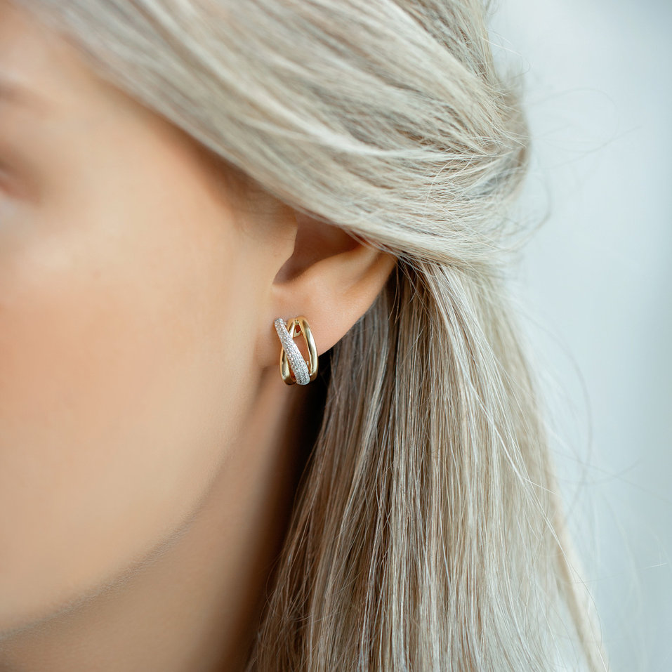 Náušnice s diamanty Sunshine Streamer