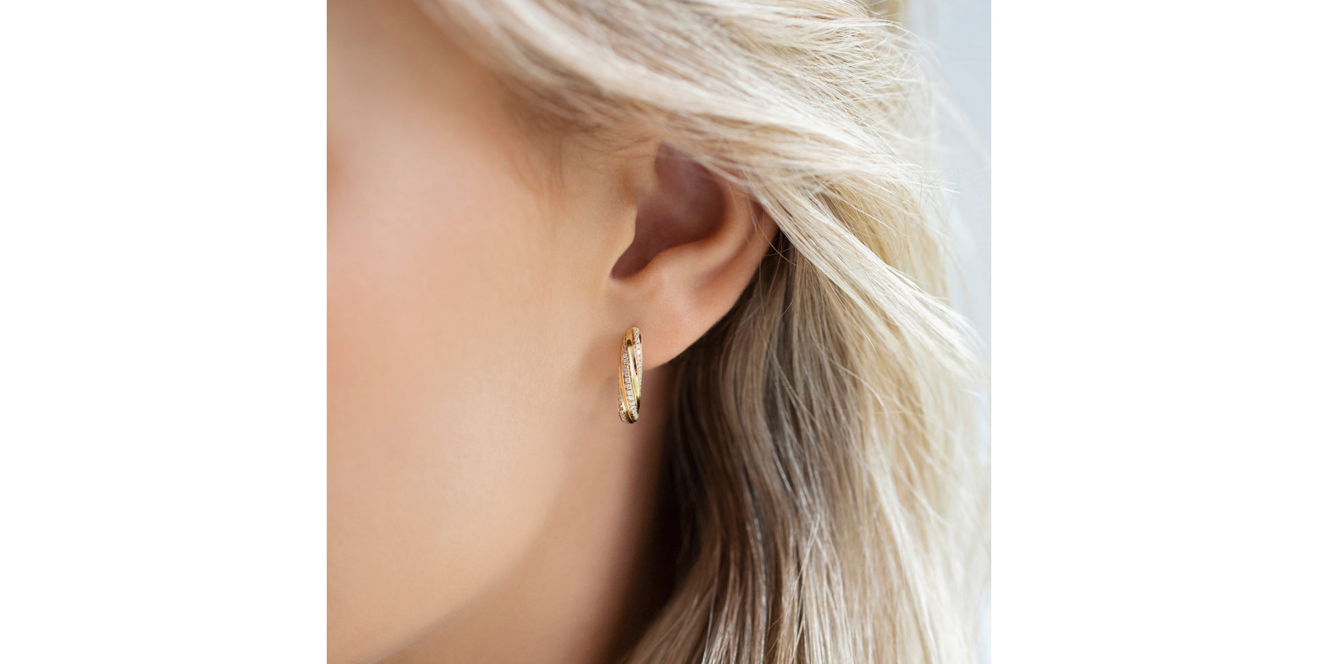 Náušnice s diamanty Joyful Energy