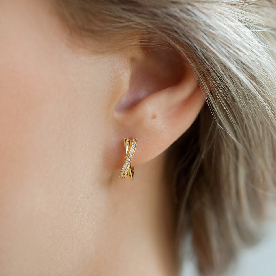 Náušnice s diamanty Adriana