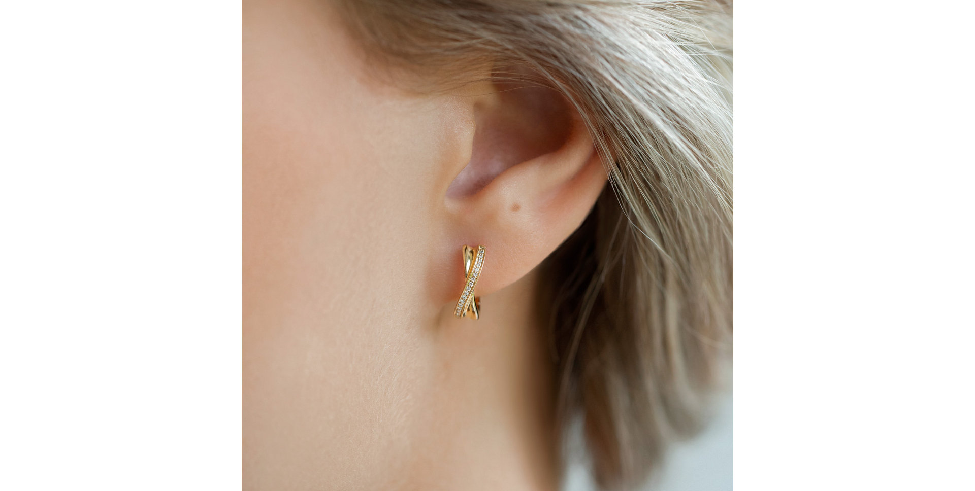 Náušnice s diamanty Adriana