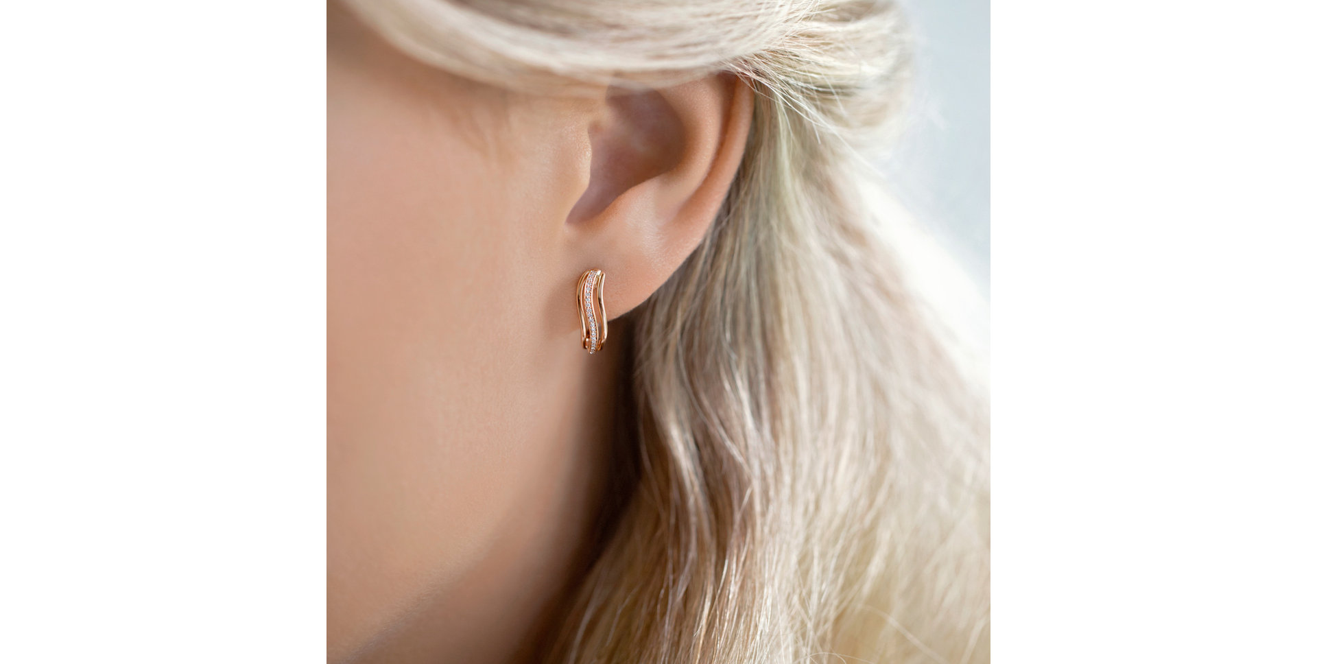 Náušnice s diamanty Midnight Sea