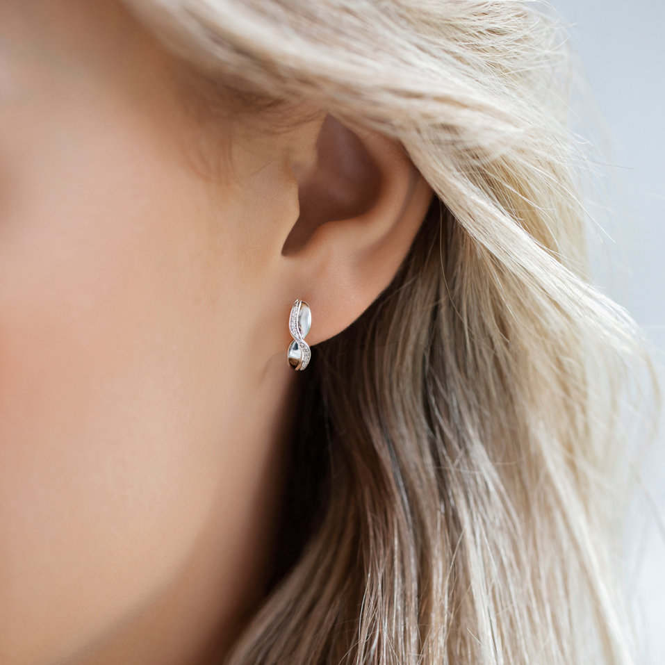 Náušnice s diamanty Infinite Style