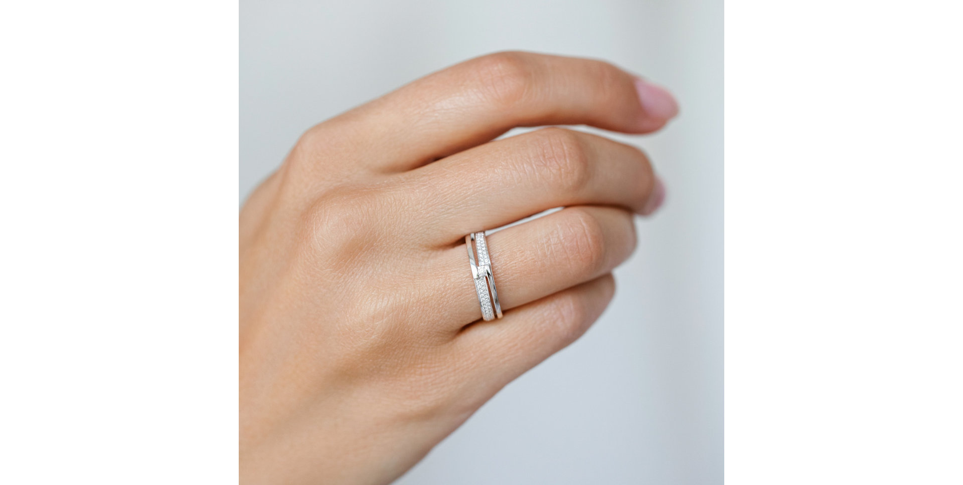 Prsten s diamanty Sparkling Andromeda