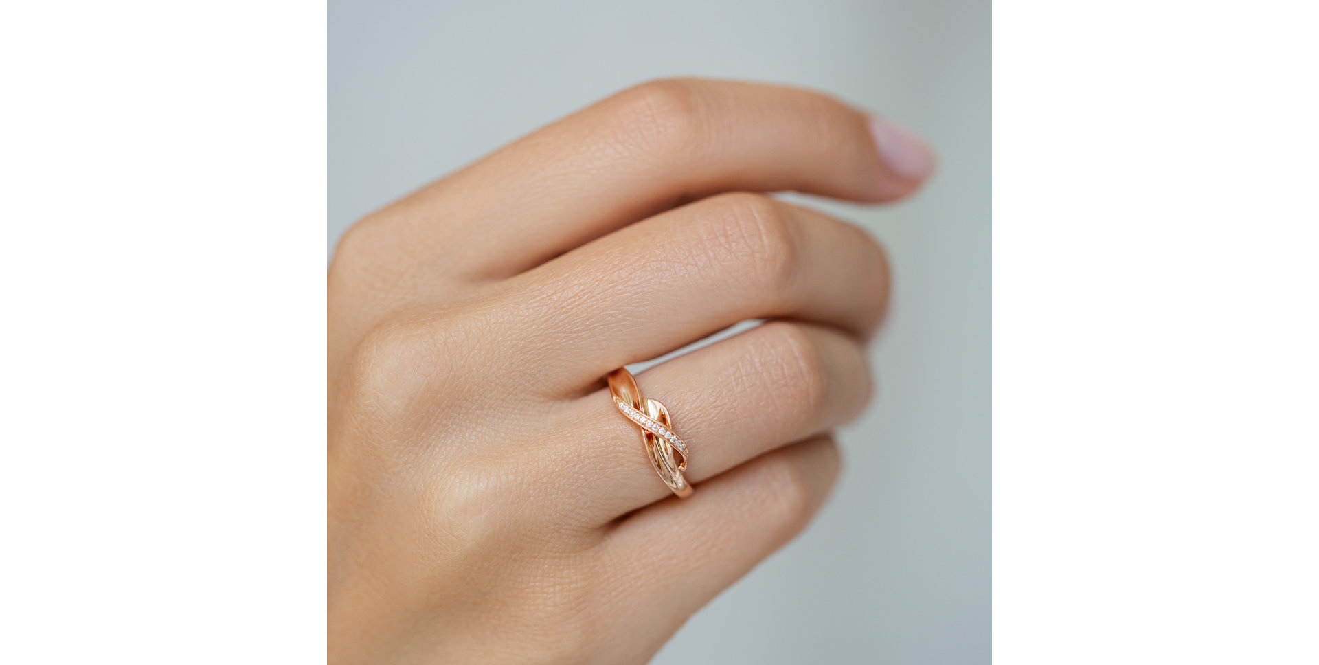 Prsten s diamanty Seductive Waves