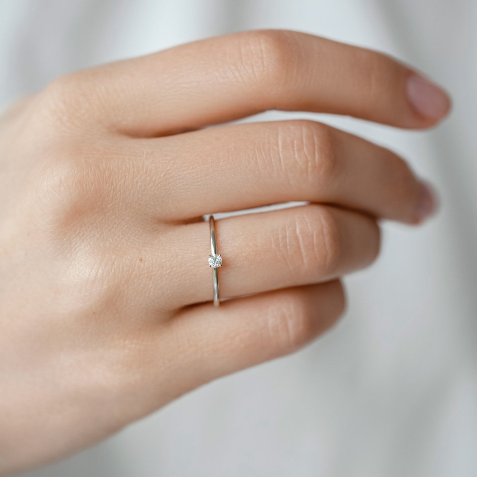 Prsten s diamantem Divine Love