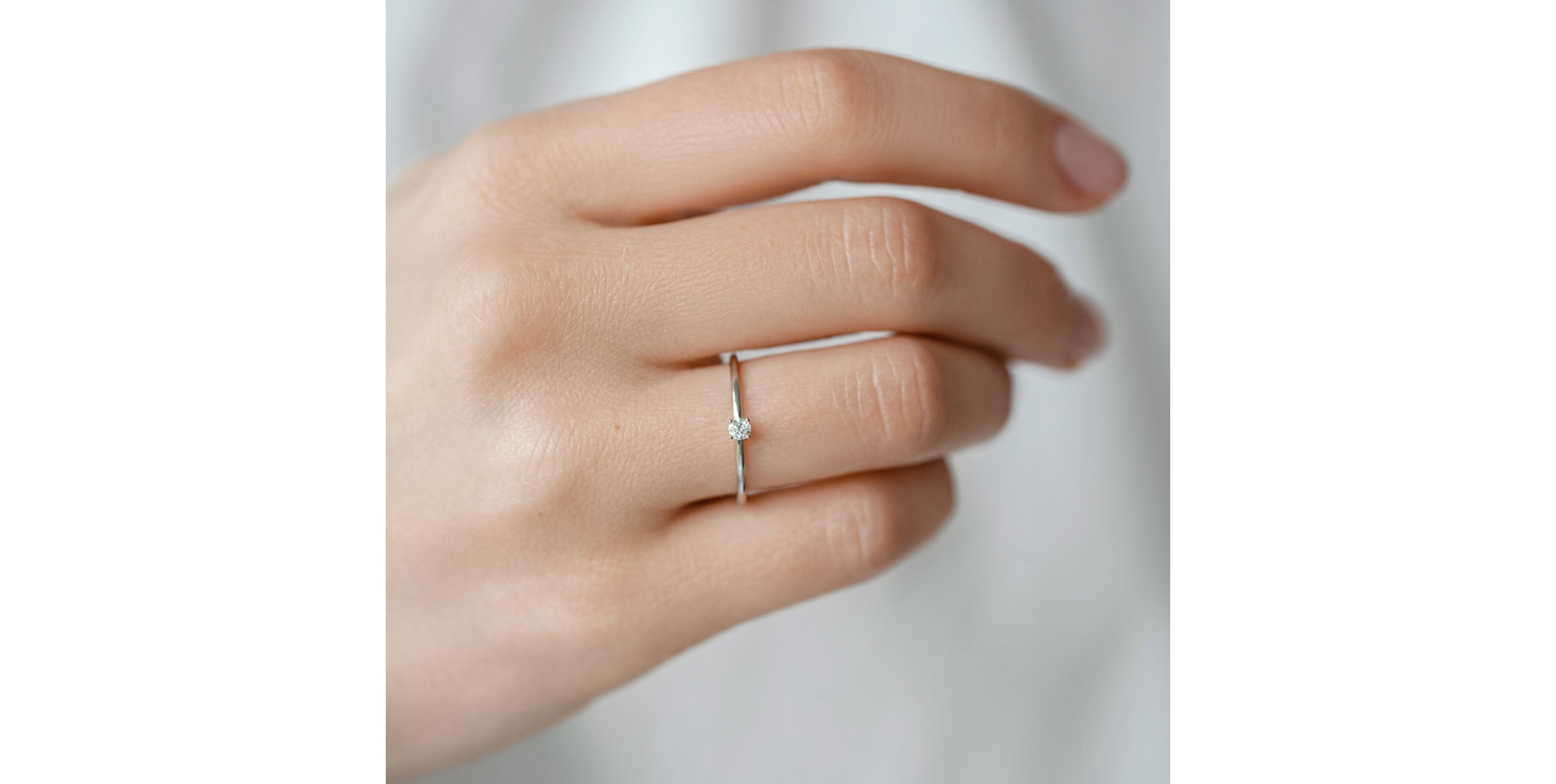 Prsten s diamantem Forever Love