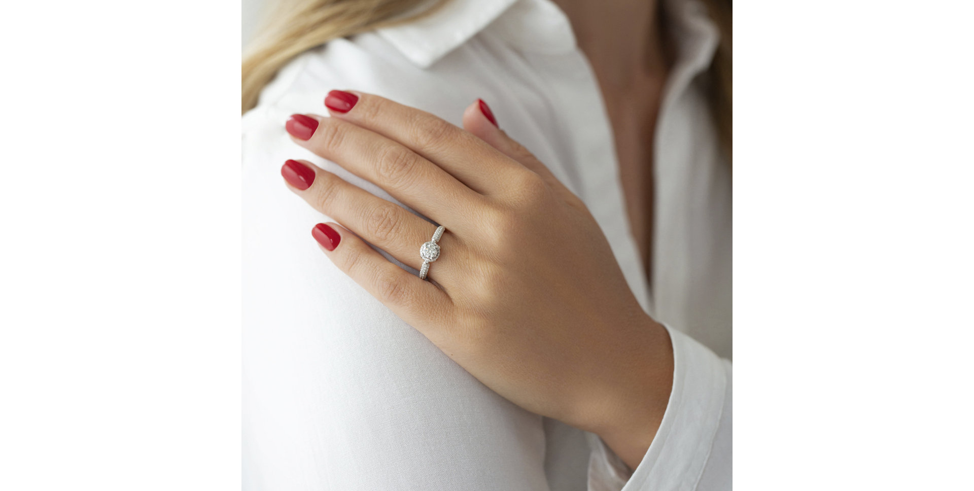 Prsten s tanzanitem a diamanty Isabelle