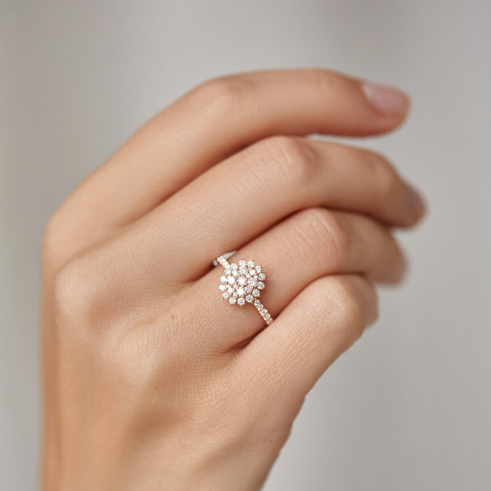 Prsten s diamanty Monarch Star