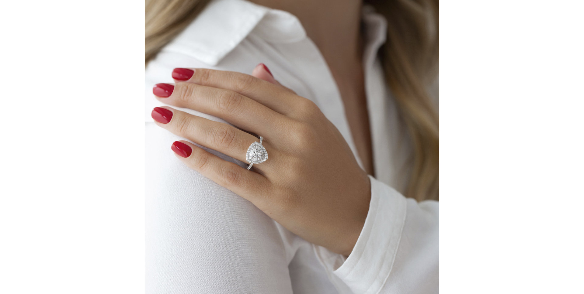 Prsten s diamanty Clotaire