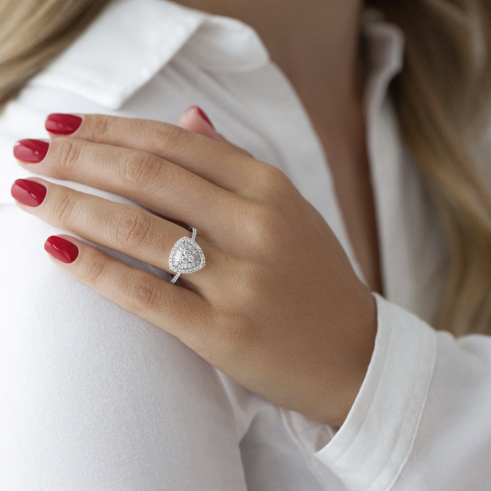 Prsten s diamanty Clotaire