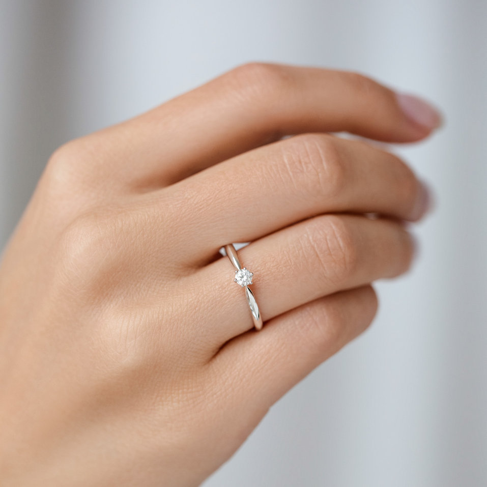 Prsten s růžovým diamantem Eternal Joy