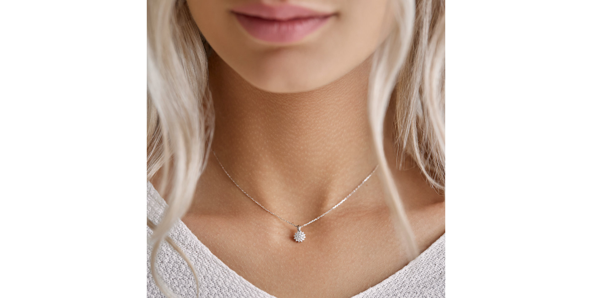 Přívěsek s diamanty Midnight Sun