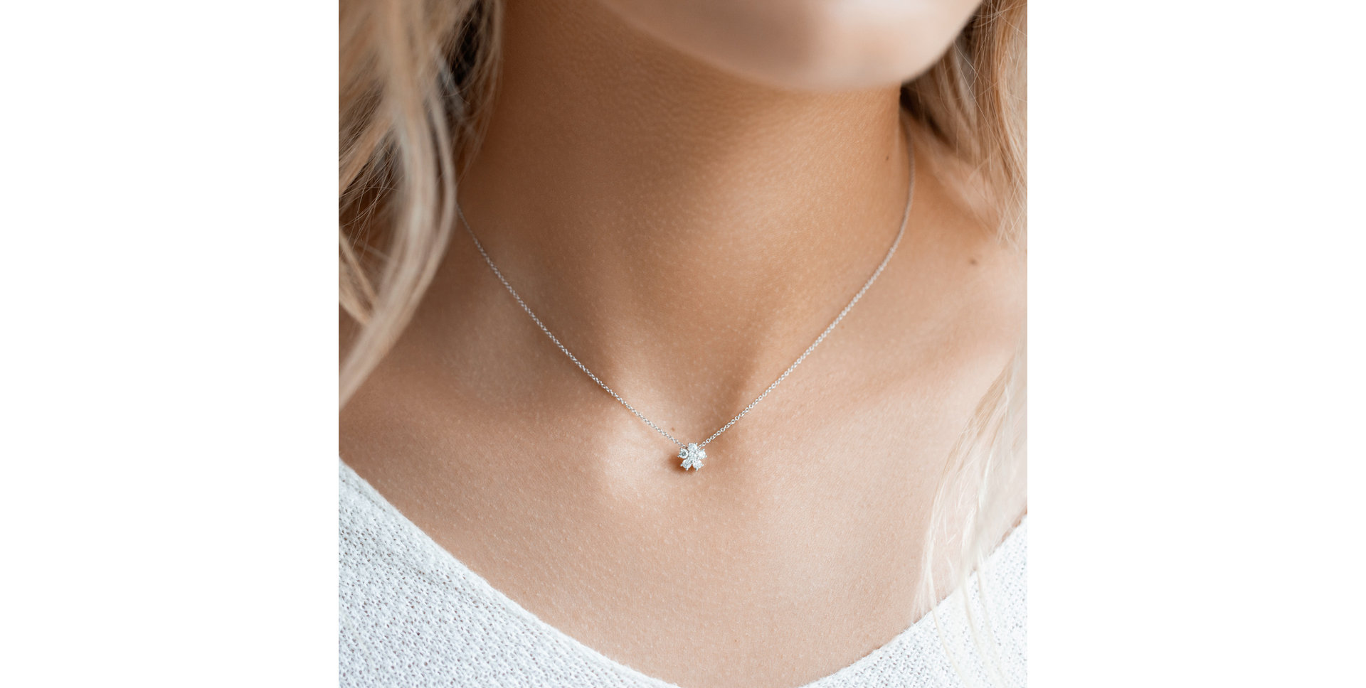 Náhrdelník s diamanty Sparkling Starlet