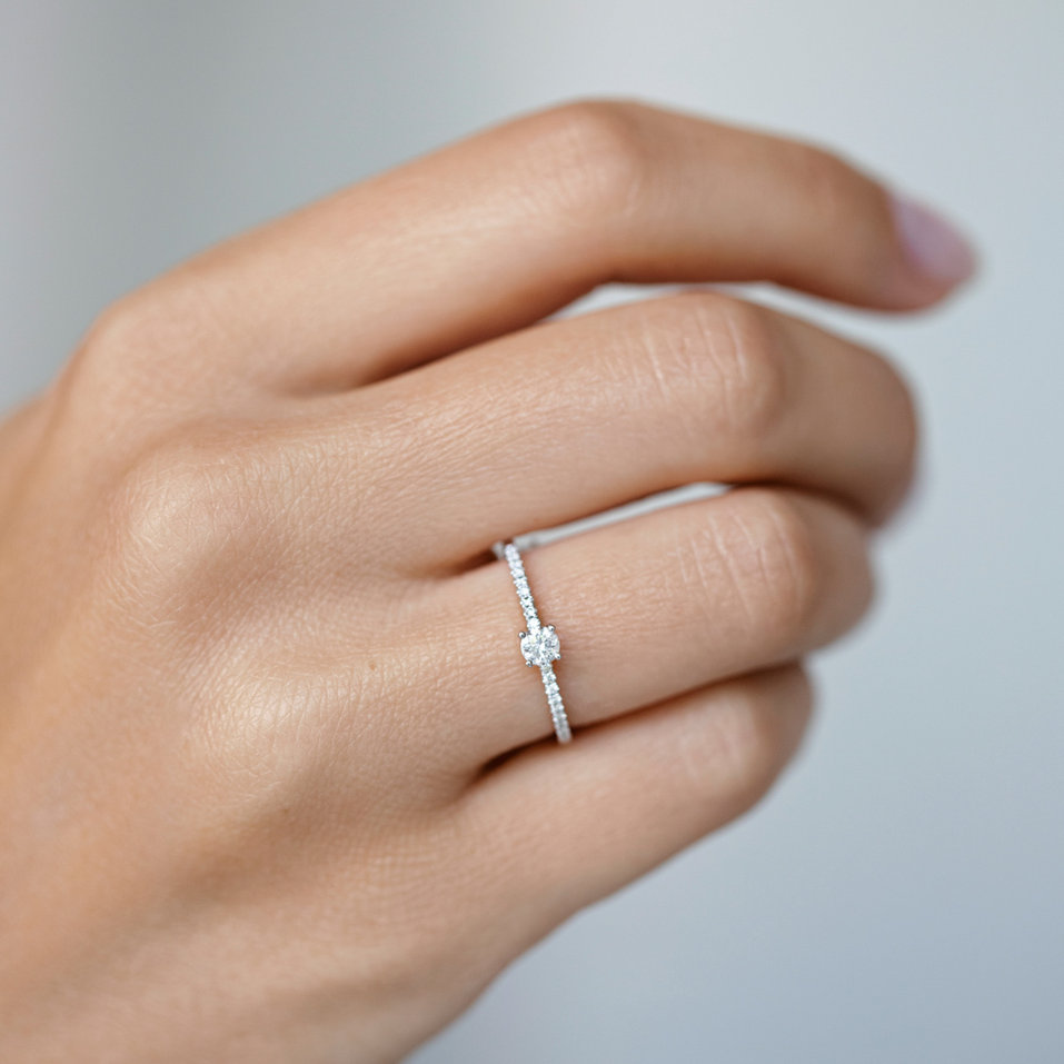 Prsten s diamanty Gem Simplicity