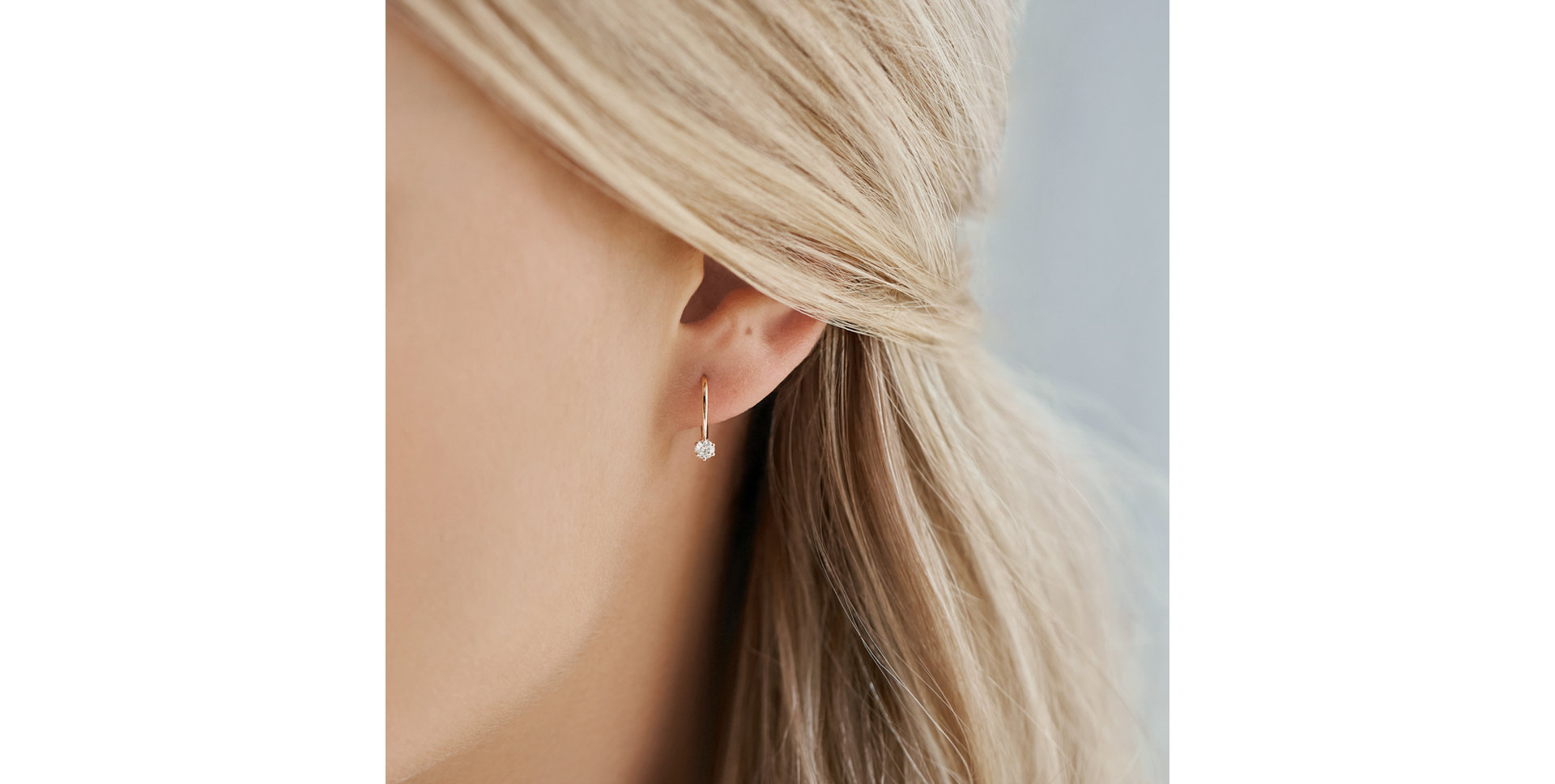 Náušnice s diamantem Everyday Glow