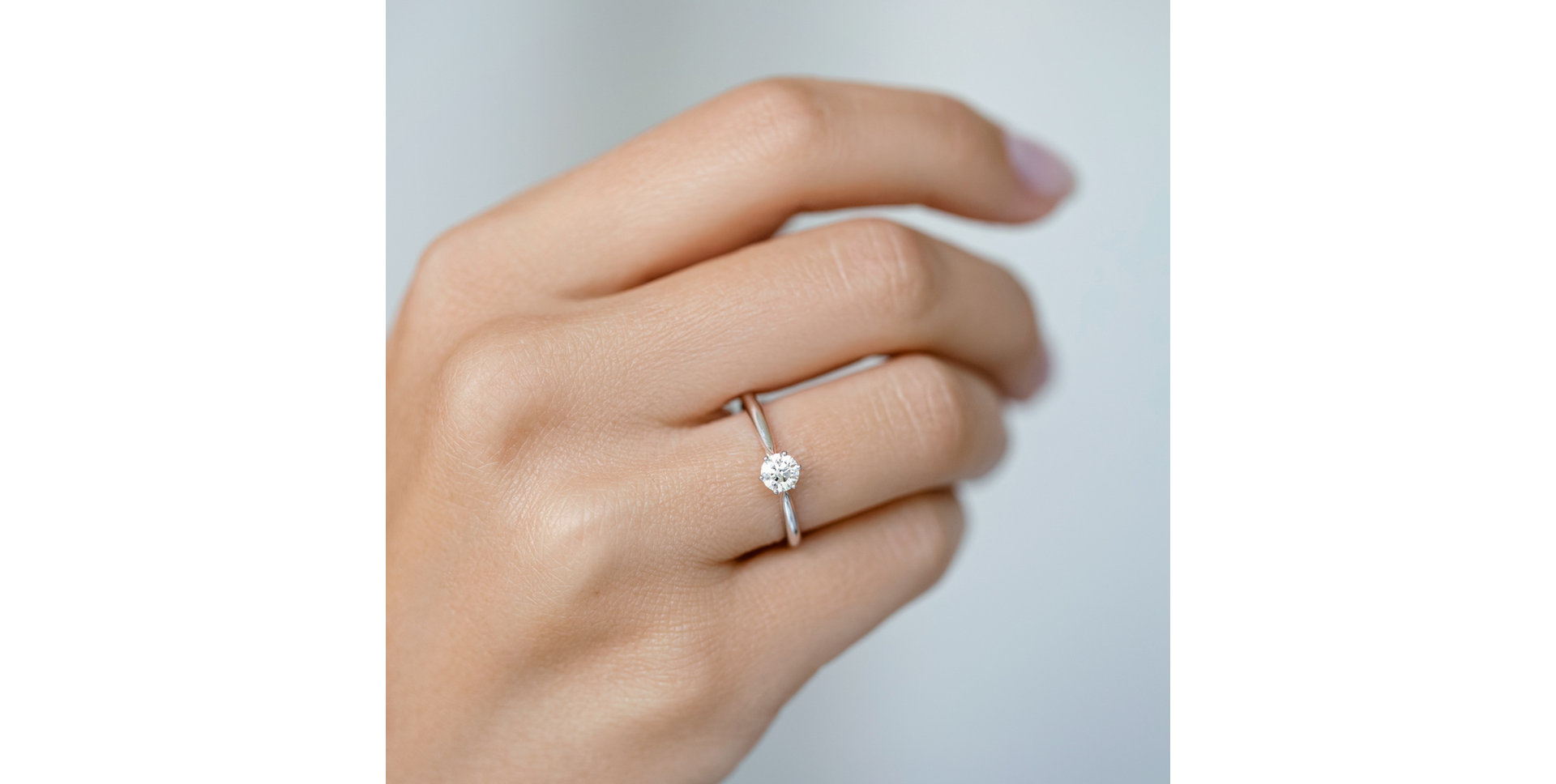 Prsten s diamantem One Love