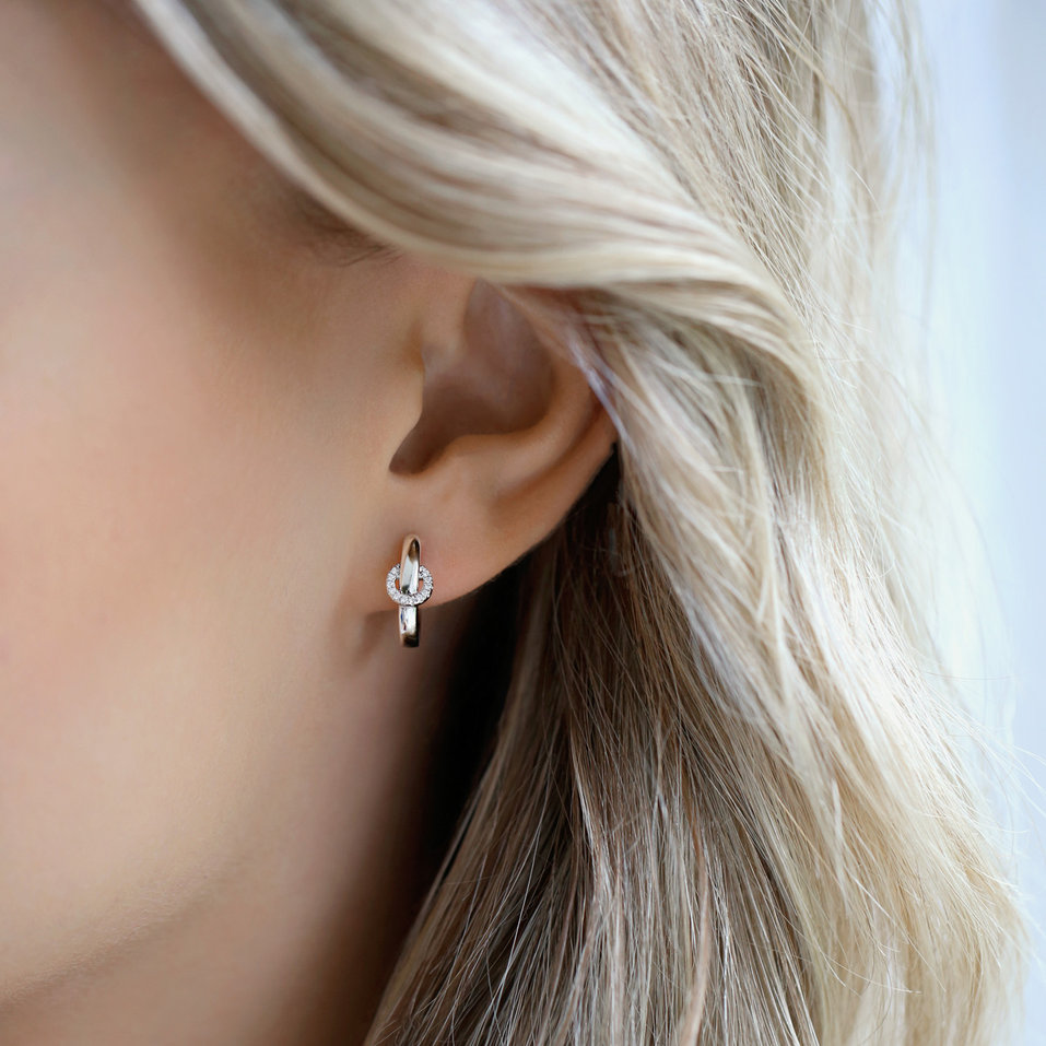 Náušnice s diamanty Moonlight Streamer