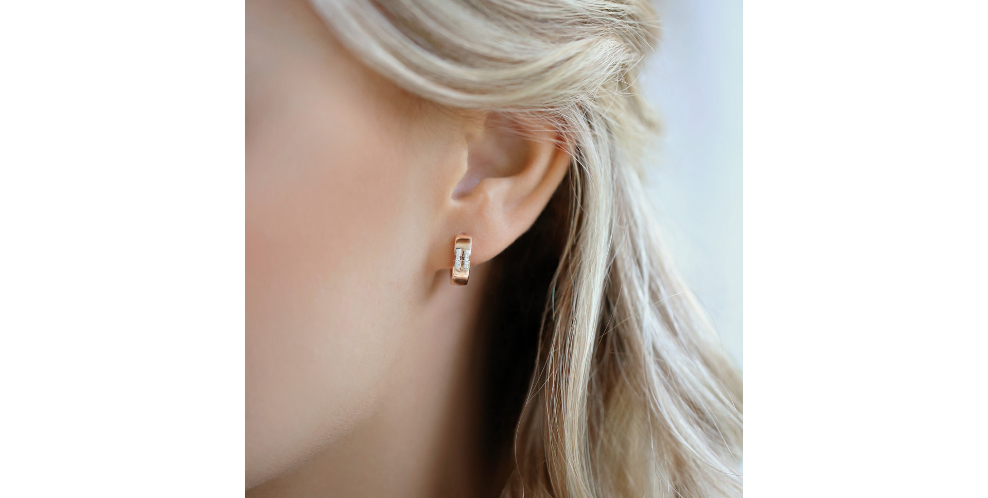 Náušnice s diamanty Lady Gleam