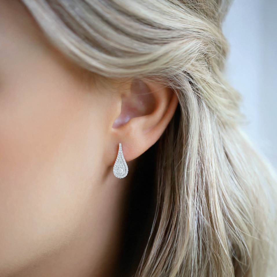 Náušnice s diamanty Tears of Joy