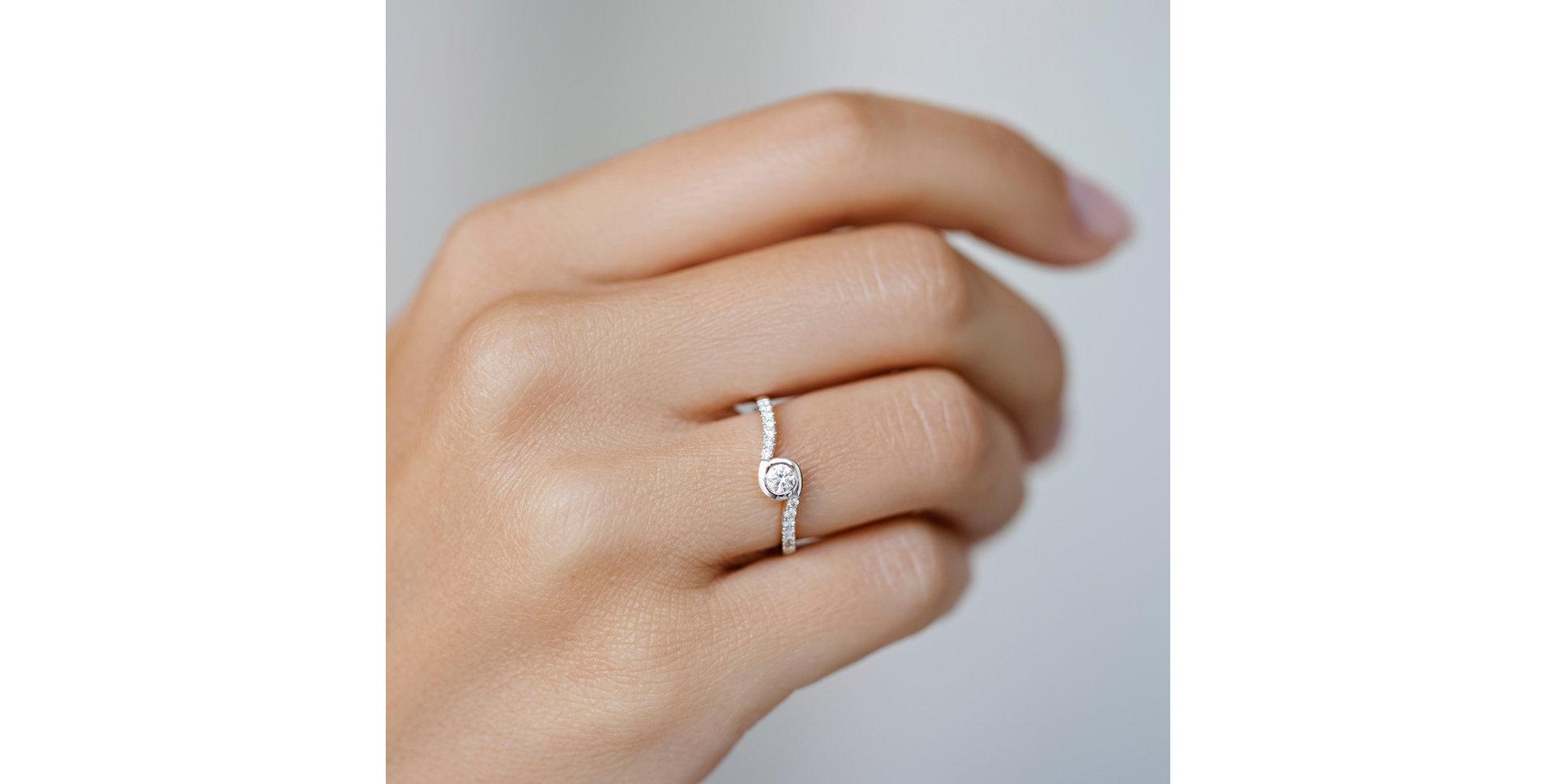 Prsten s diamanty Love Poem