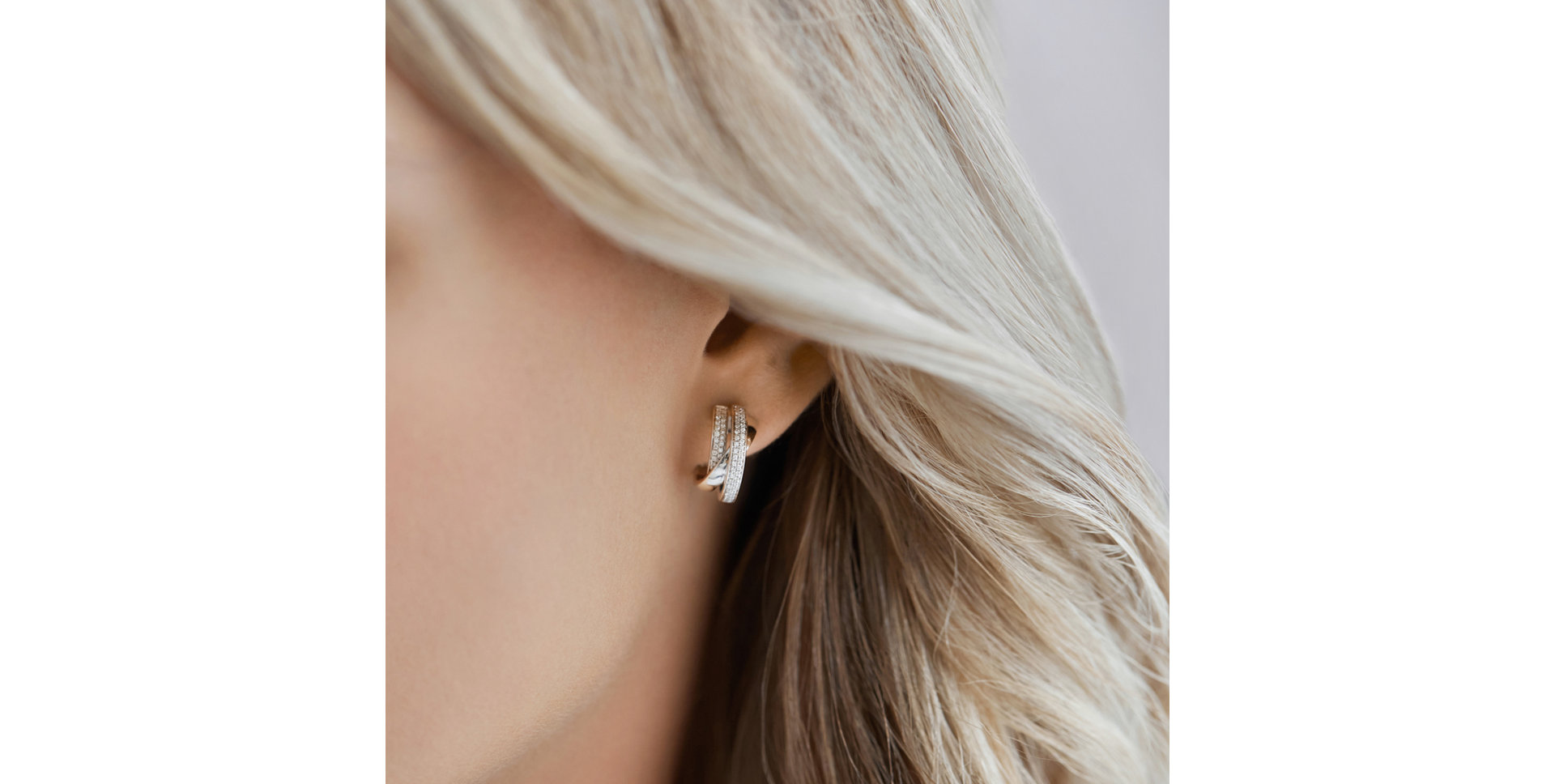 Náušnice s diamanty Miracle Labyrinth