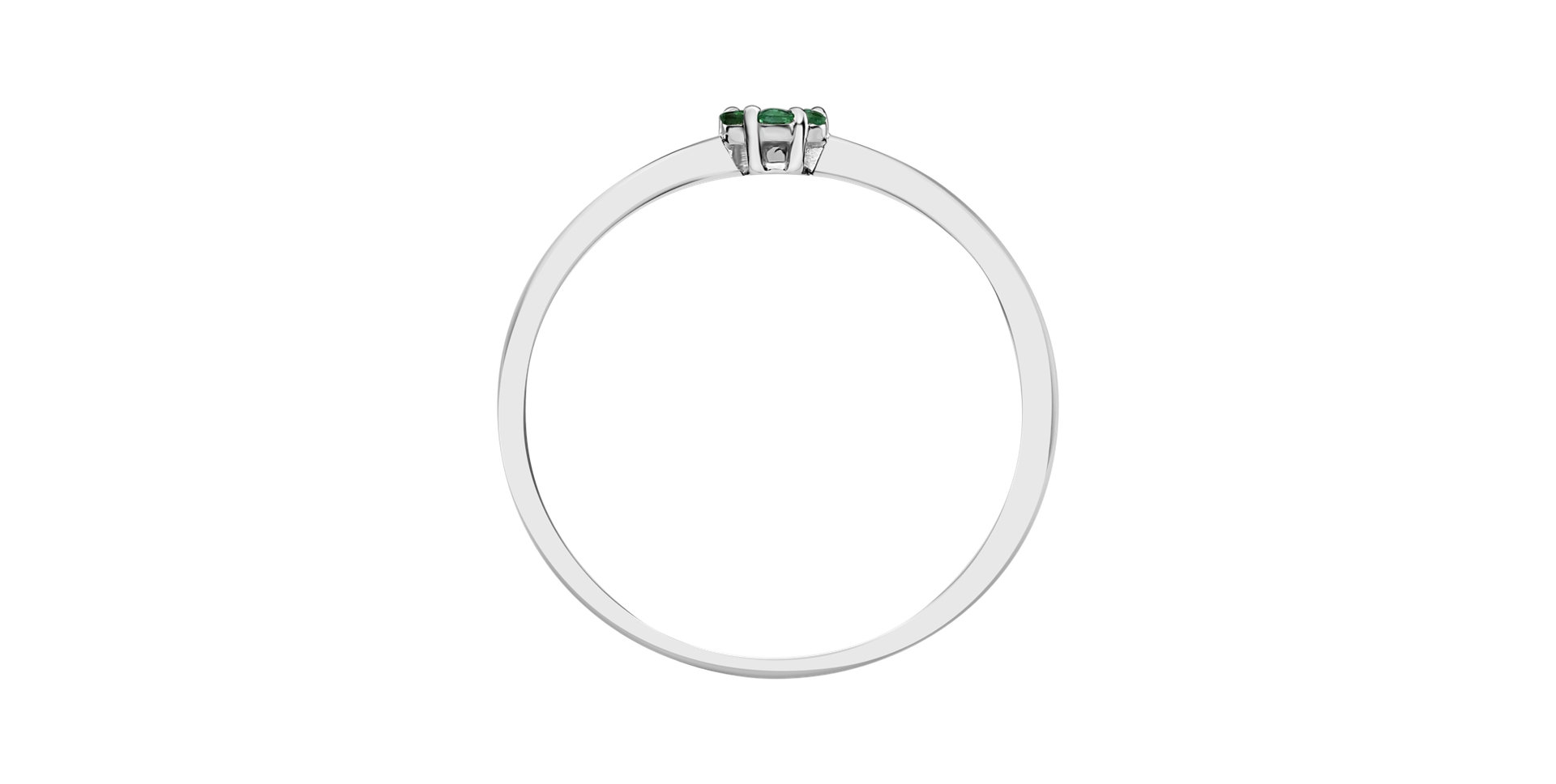 Prsten s diamantem a smaragdy Shiny Constellation