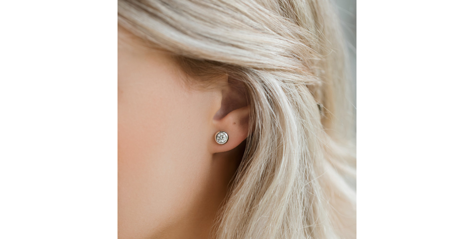 Náušnice s diamantem Sparkling Drops