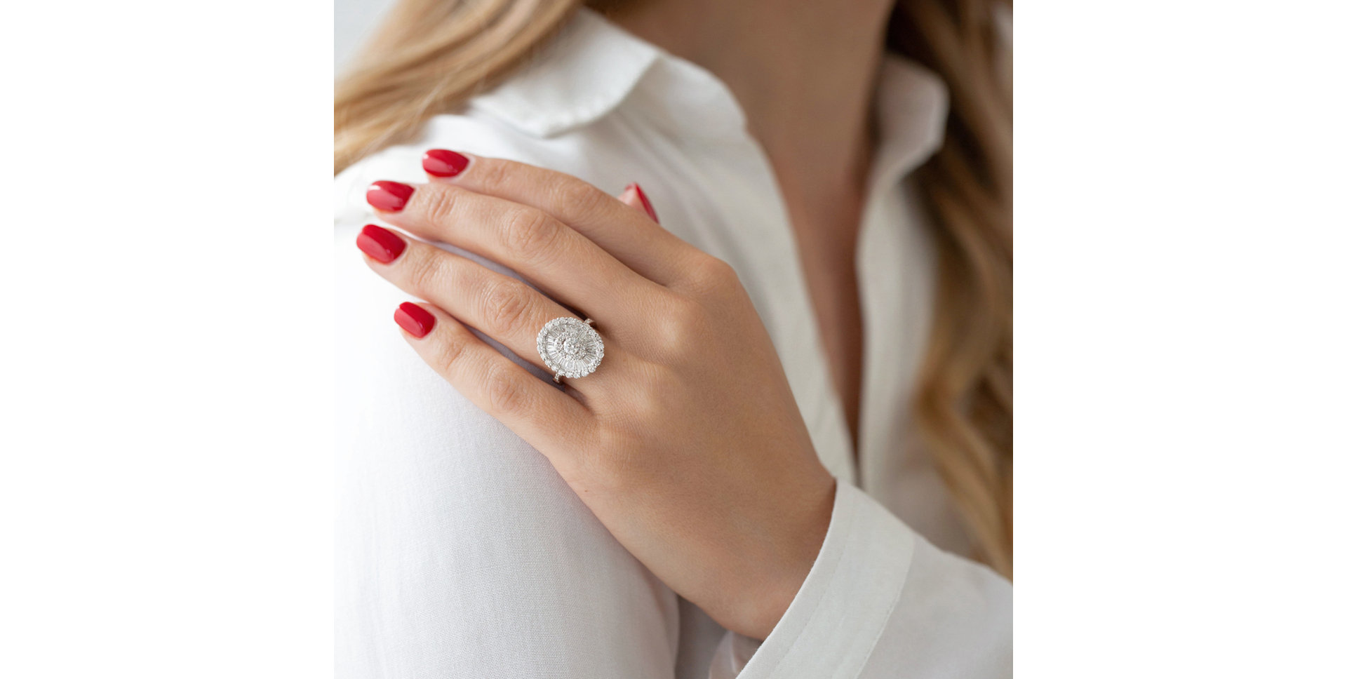 Prsten s diamanty Cynthia