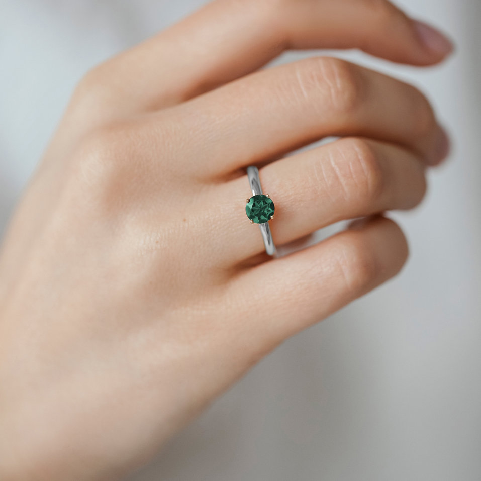 Prsten s peridotem Bonbon