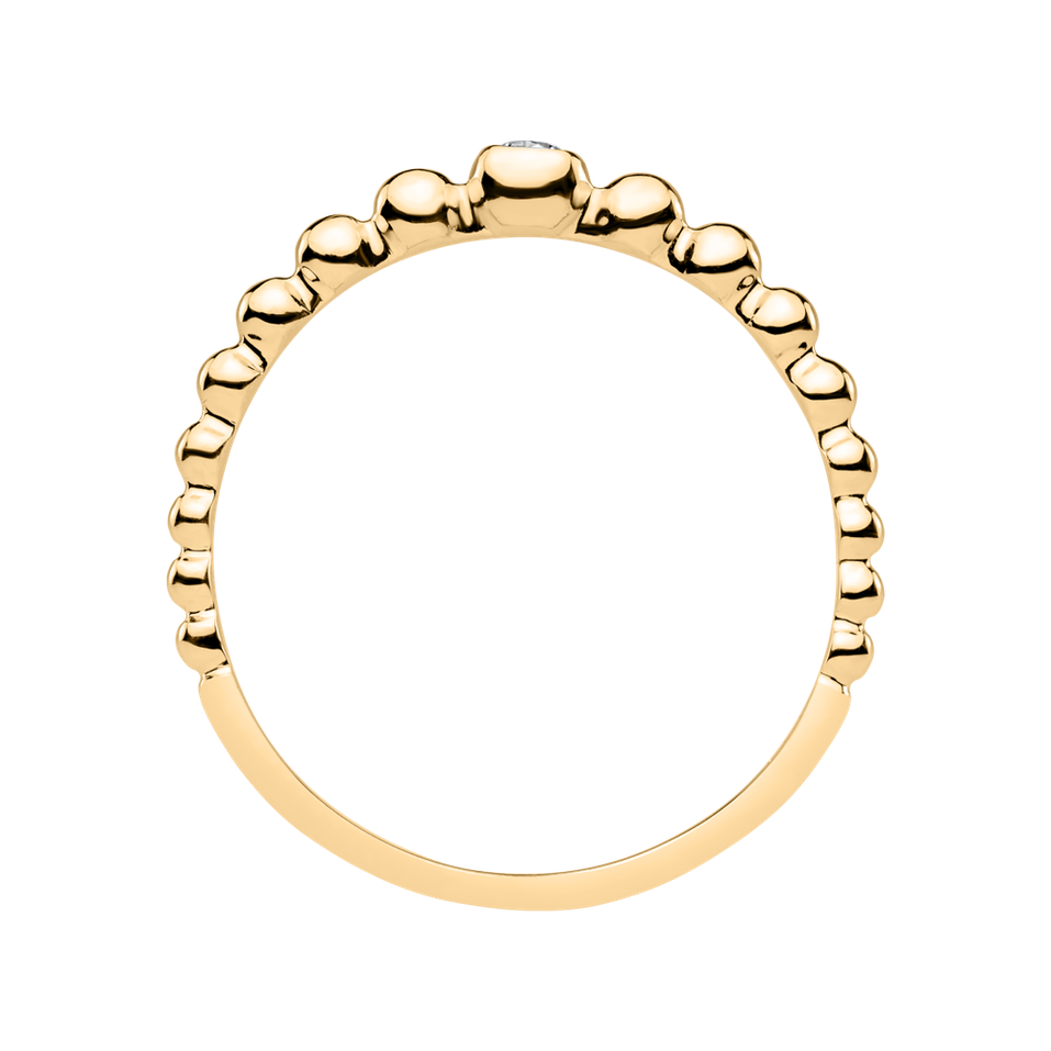 Prsten s diamantem Shiny Dots