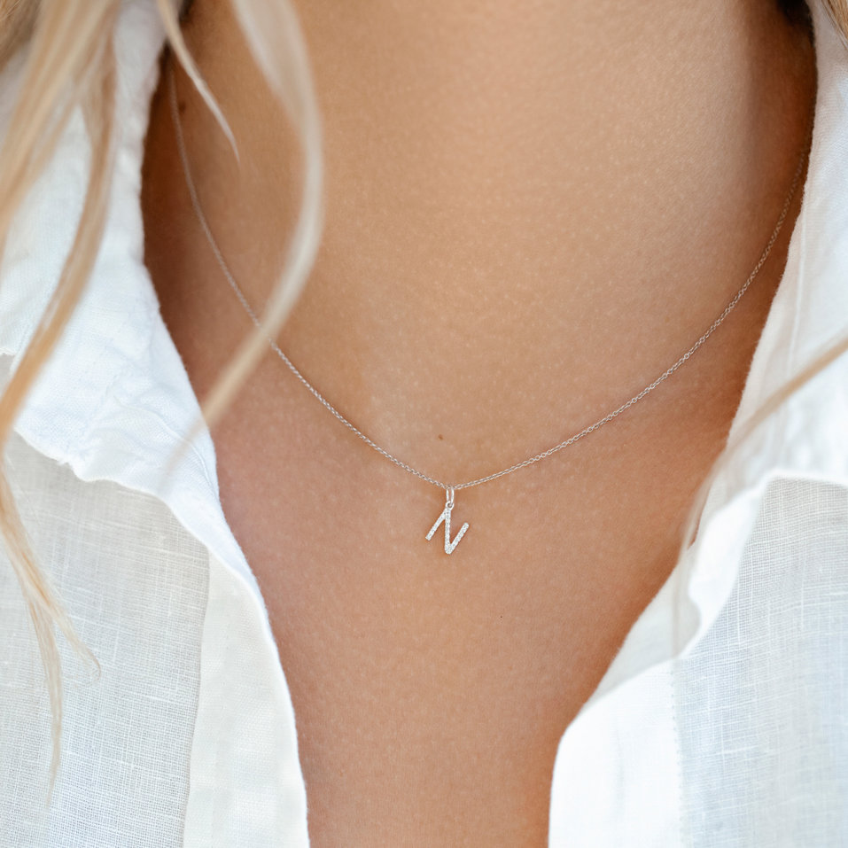 Přívěsek s diamanty Line Glitter  K