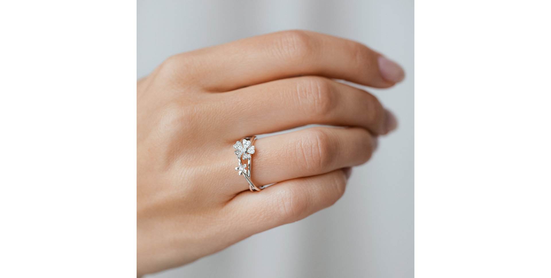 Prsten s diamanty Beautiful Meadow