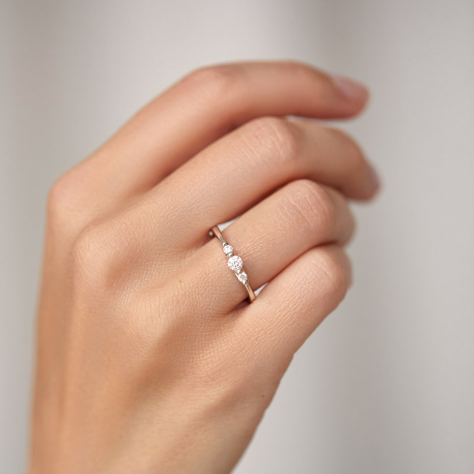 Prsten s diamanty Shards of hope